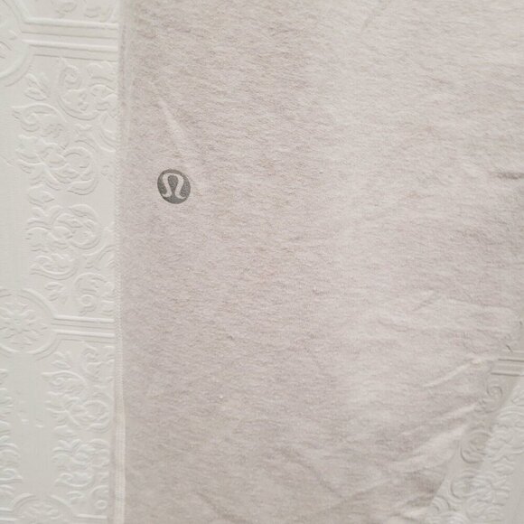 LULULEMON Rejuvenate Sweatpants French Terry •6• Heathered Dune Beige Zip Pocket - Picture 9 of 11